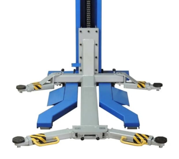 iDEAL Mobile Single Column Automotive Lift, 6000-Lb. Capacity, Blue/Gray, Model# MSC-6KLP iDEAL Mobile Single Column Automotive Lift, 6000-Lb. Capacity, Blue/Gray, Model# MSC-6KLP