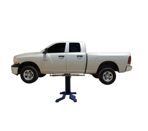 iDEAL Mobile Single Column Automotive Lift, 6000-Lb. Capacity, Blue/Gray, Model# MSC-6KLP iDEAL Mobile Single Column Automotive Lift, 6000-Lb. Capacity, Blue/Gray, Model# MSC-6KLP