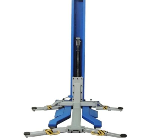 iDEAL Mobile Single Column Automotive Lift, 6000-Lb. Capacity, Blue/Gray, Model# MSC-6KLP iDEAL Mobile Single Column Automotive Lift, 6000-Lb. Capacity, Blue/Gray, Model# MSC-6KLP