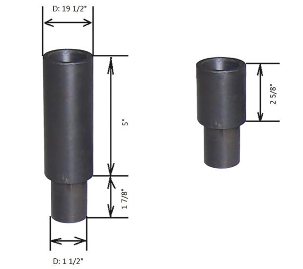 Tuxedo Height Adapters, Model# PL6K-HeightAdapter, 8-Pc. Set, for Tuxedo Low Rise Pit Lift, Item# 105975 Tuxedo Height Adapters, Model# PL6K-HeightAdapter, 8-Pc. Set, for Tuxedo Low Rise Pit Lift, Item# 105975
