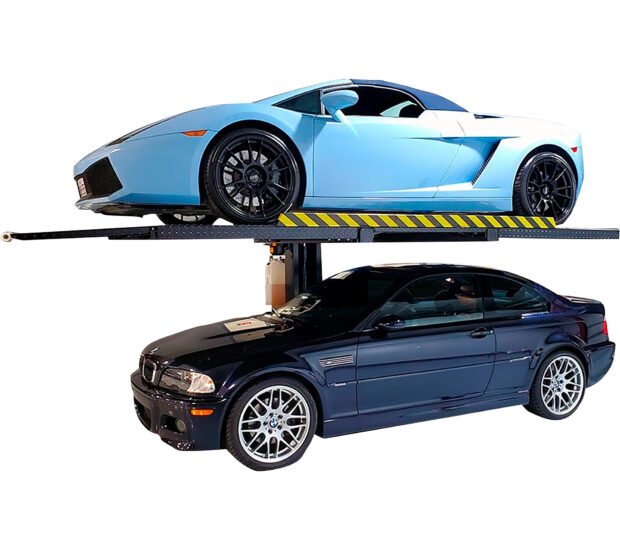 Tuxedo Single Post Storage Lift with Electric Hydraulic Motor, 6000-Lb. Capacity, Model# SP-6K-SS