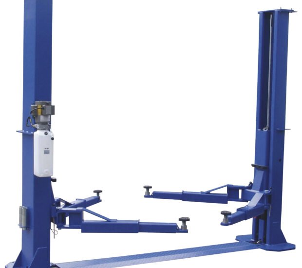 Tuxedo 2-Post Floor Plate Electric/Hydraulic Vehicle Lift, 12,000-Lb. Capacity, Model# TP12KFX
