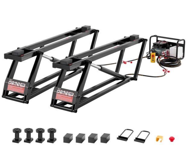 VEVOR Car Lift, 7000 lbs Capacity 3-Level Adjustable VEVOR Car Lift, 7000 lbs Capacity 3-Level Adjustable