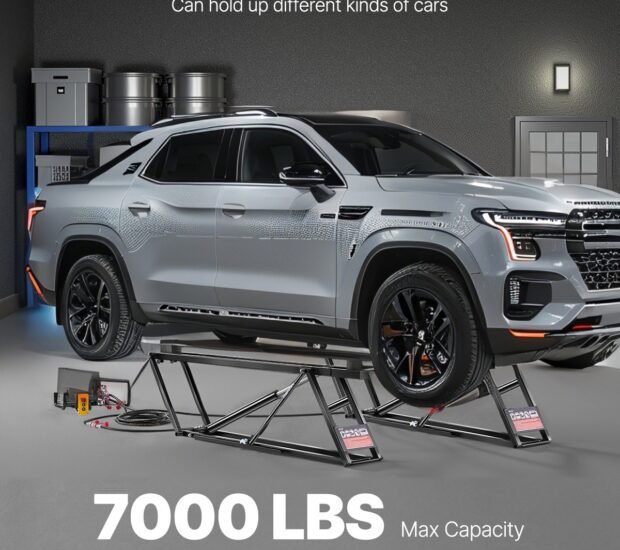 VEVOR Car Lift, 7000 lbs Capacity 3-Level Adjustable VEVOR Car Lift, 7000 lbs Capacity 3-Level Adjustable