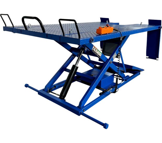 Ideal ATV Electric Lift Bench with Retractable Ramp System, 2200-Lb. Capacity, 47in. Lift, Model# A-2200IEH-XR Ideal ATV Electric Lift Bench with Retractable Ramp System, 2200-Lb. Capacity, 47in. Lift, Model# A-2200IEH-XR