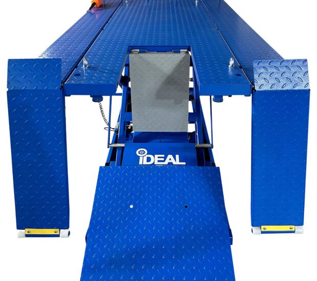 Ideal ATV Electric Lift Bench with Retractable Ramp System, 2200-Lb. Capacity, 47in. Lift, Model# A-2200IEH-XR Ideal ATV Electric Lift Bench with Retractable Ramp System, 2200-Lb. Capacity, 47in. Lift, Model# A-2200IEH-XR