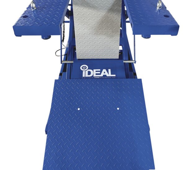 Ideal Motorcycle Lift Table, 2200-Lb. Capacity, 1/4in.-47in. Lift Range, Model# M-2200IEH-XR Ideal Motorcycle Lift Table, 2200-Lb. Capacity, 1/4in.-47in. Lift Range, Model# M-2200IEH-XR