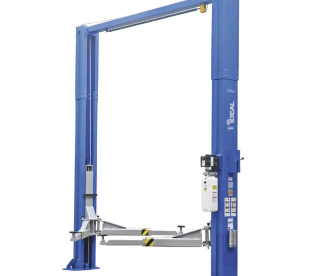 iDEAL 2-Post ALI Certified Clear Floor Electric/Hydraulic Vehicle Lift, 12,000-Lb. Capacity, Model# TP12KSC-DX