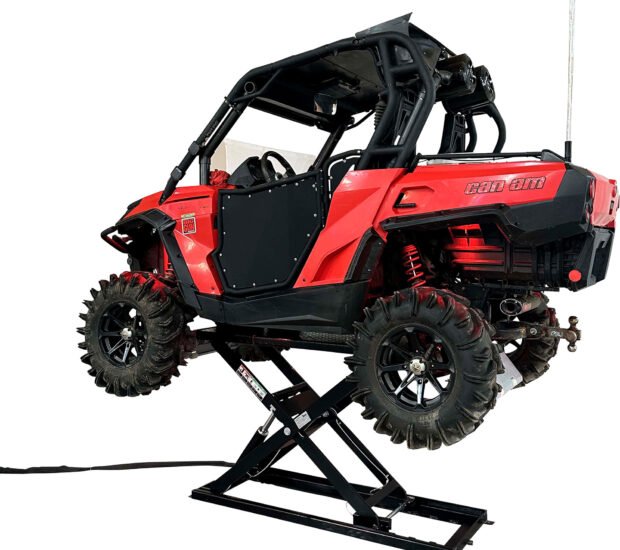 Ideal UTV Frame Engaging Lift, 2500-Lb. Capacity, Model# UF-2500EH-X-BLK Ideal UTV Frame Engaging Lift, 2500-Lb. Capacity, Model# UF-2500EH-X-BLK