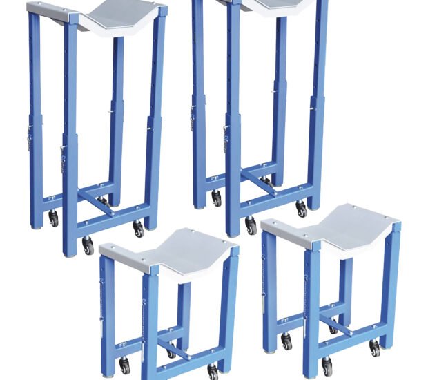Ideal Innovative Adjustable Height Wheel Stands, 4-Pc. Set, 2500-Lb. Total Capacity, Model# WHLSTDKIT-UF2500EH-X