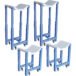 Ideal Innovative Adjustable Height Wheel Stands, 4-Pc. Set, 2500-Lb. Total Capacity, Model# WHLSTDKIT-UF2500EH-X